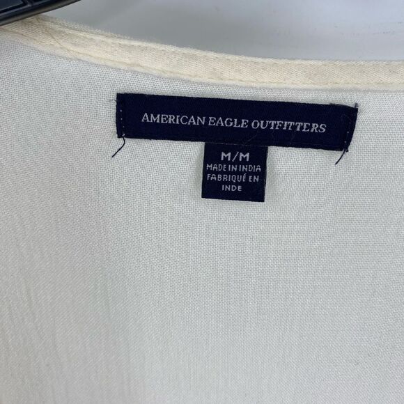 American Eagle Women’s Open Front Lightweight Fringe Detail Cardigan size M - Picture 2 of 6